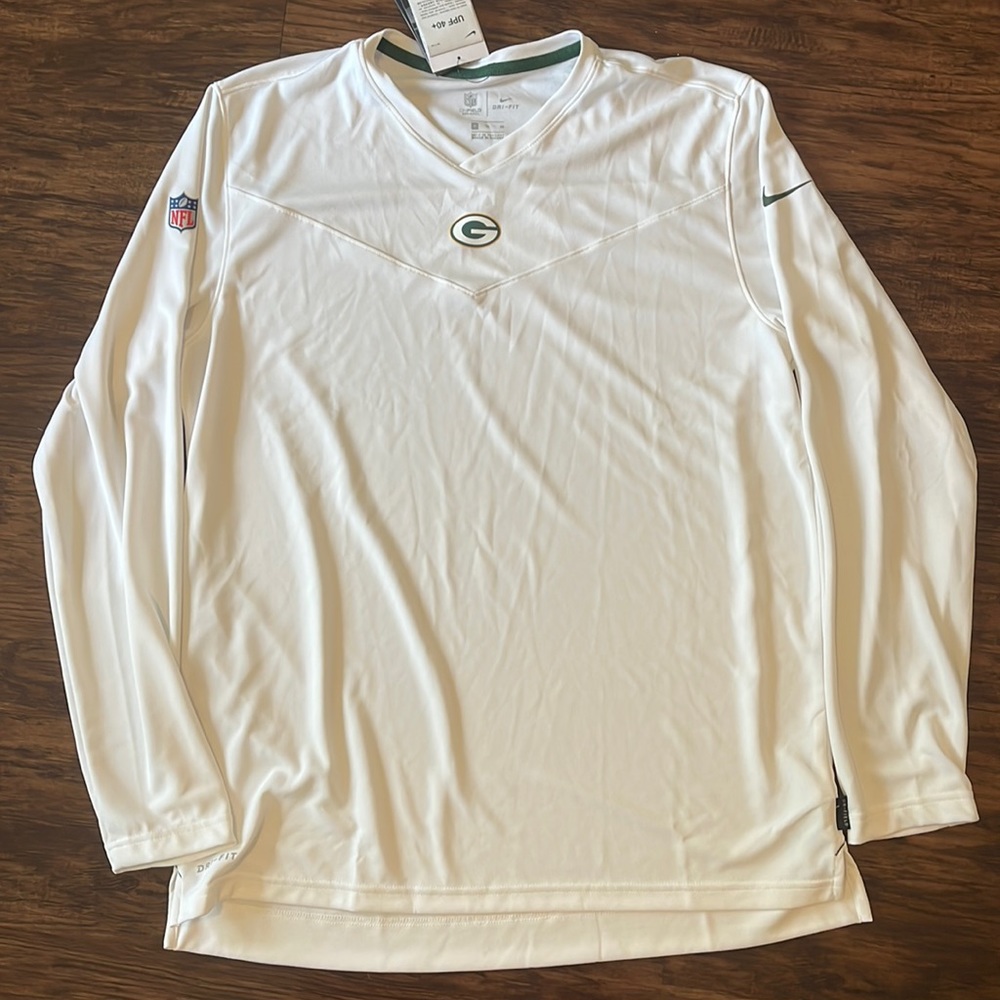 Nike long sleeve Green Bay Packer v-neck - XL